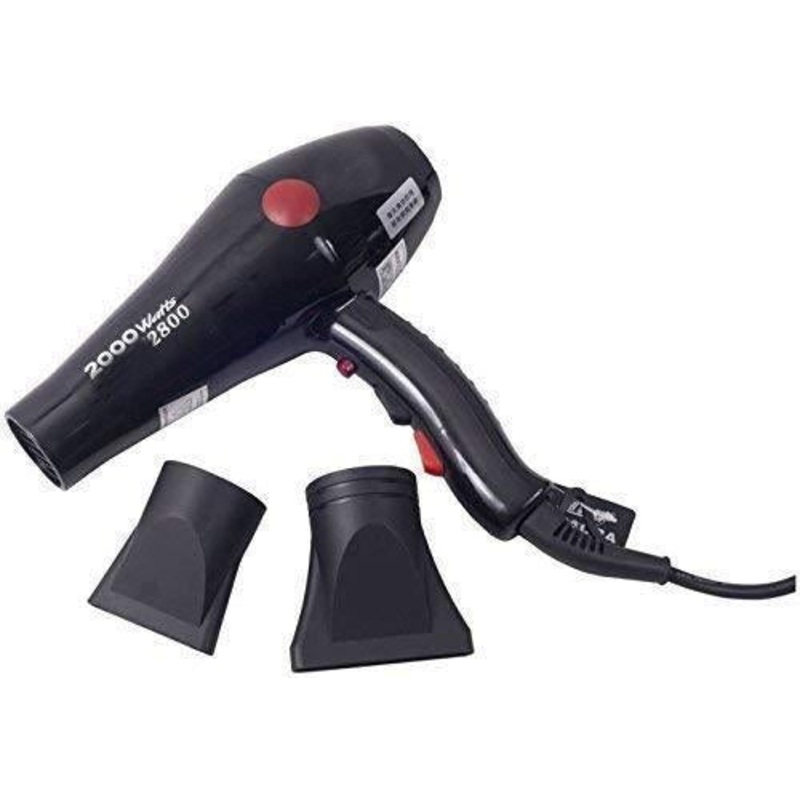 0386 2000 Watts Professional Hair Dryer 2800 (Black)