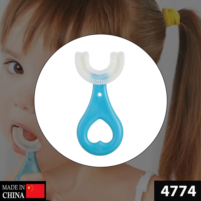 4774 Kids U S Tooth Brush used in all kinds of household bathroom places for washing teeth of kids, toddlers and childrens easily and comfortably.