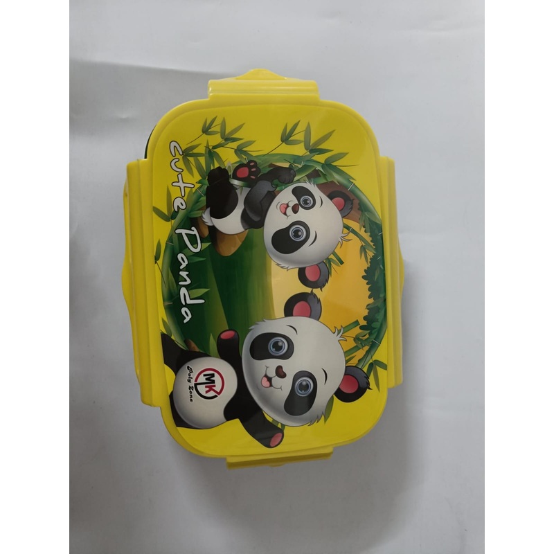 3836 Locked Container Plastic Lunch Box With Spoon (800ml)