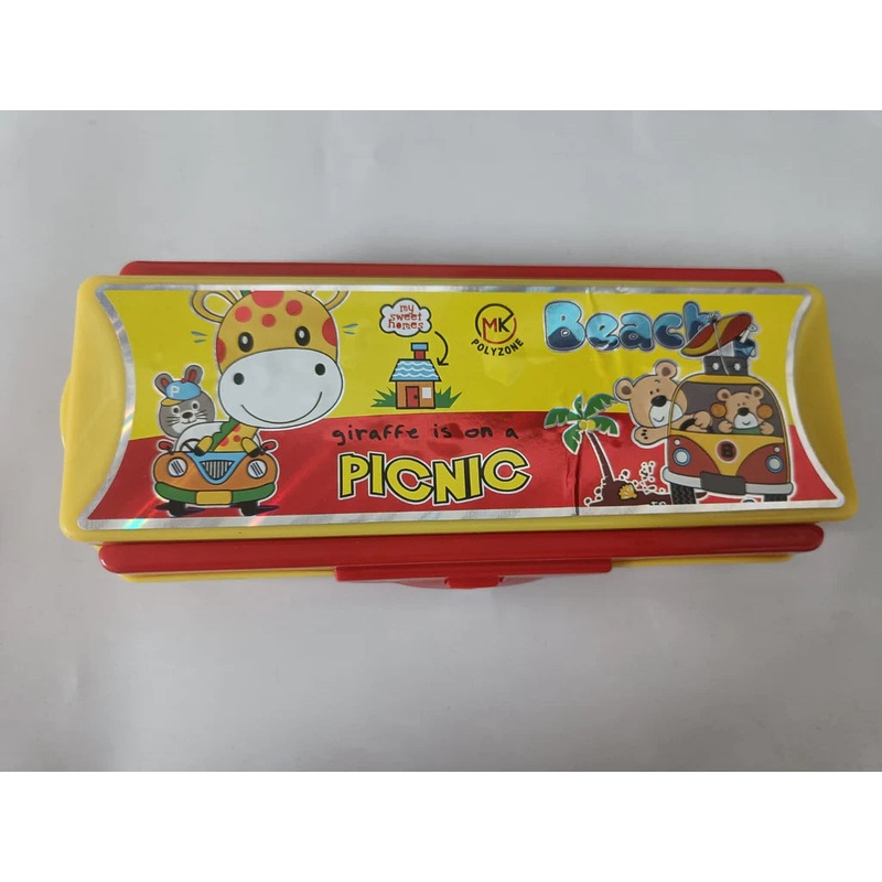 3842 Plastic Clever Pencil Box