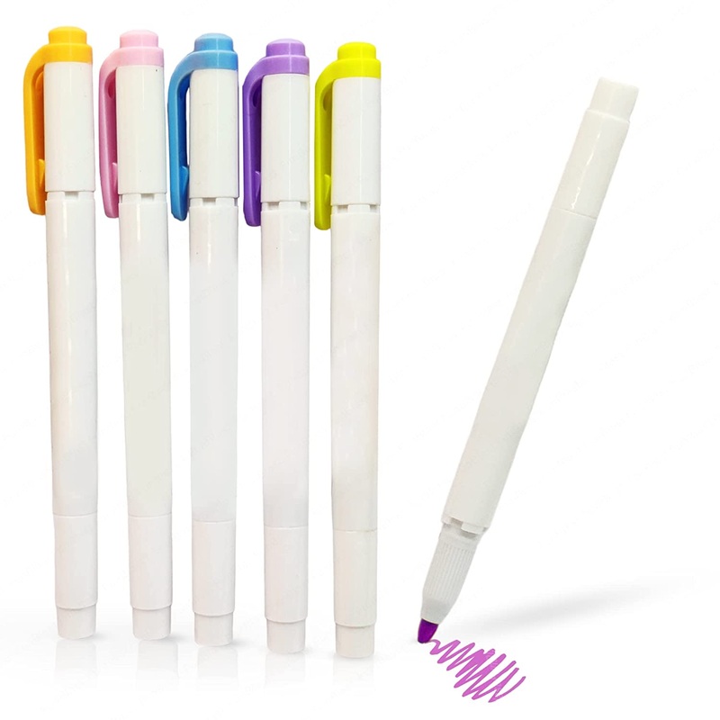 AM0048  Highlighters Quirky Twin Tip, 5 Double Sided Pen, set of 1 (5 pcs)