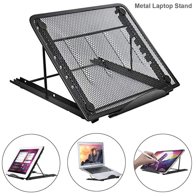 3371 Multifunctional 7 Angle Points Foldable Metal Stand Light Box Pad Stand for DIY 5D Diamond Painting Light Pad and A4 LED Light Pad Board Tablet and Book Reading Rack