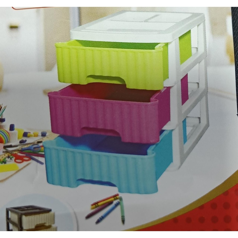 3544 Mini 3 Layer Modular Drawer Cabinet