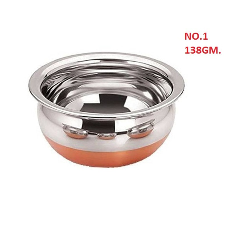 3878 Stainless Steel and Copper Handi 1 no.