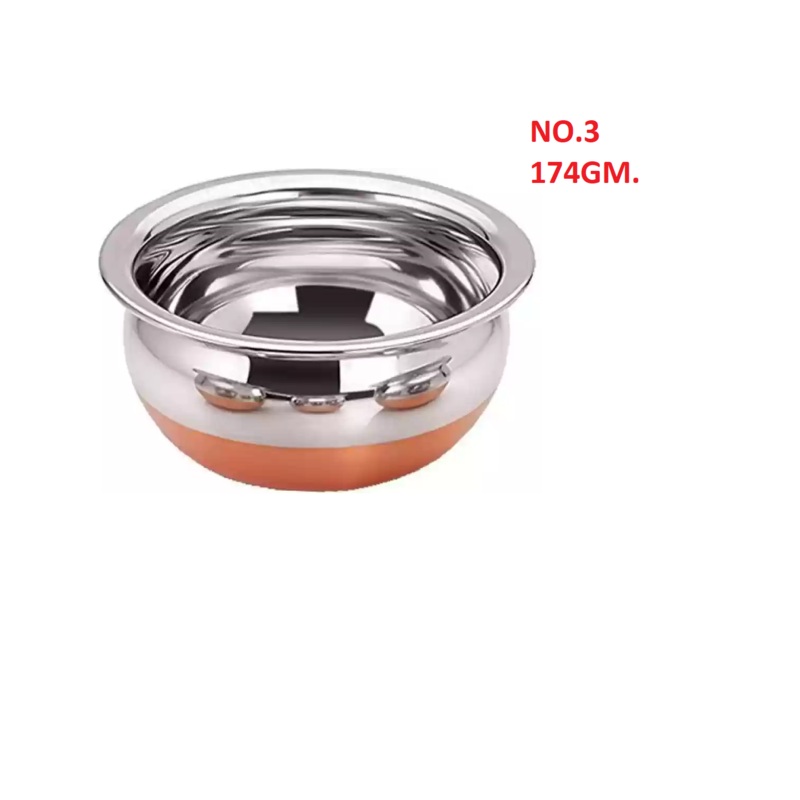 3919 Stainless Steel and Copper Handi 3 no.