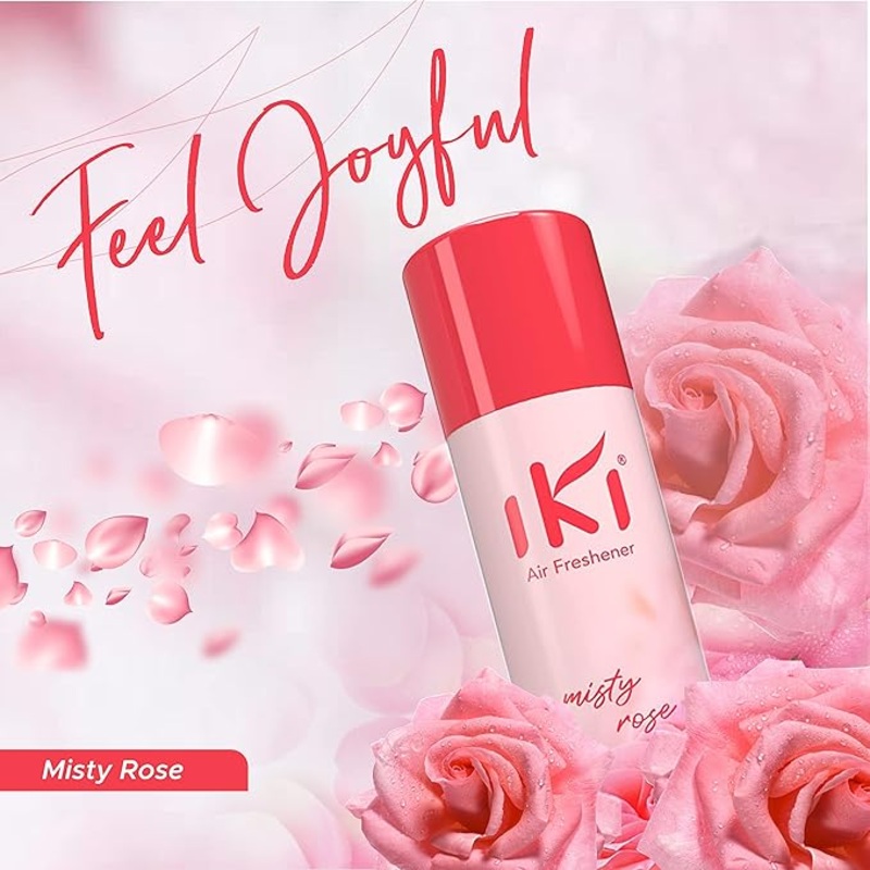 Am0261 IKI Air Freshener Sprays,Mistry Rose, Nature Inspired ,250ML-1 pcs