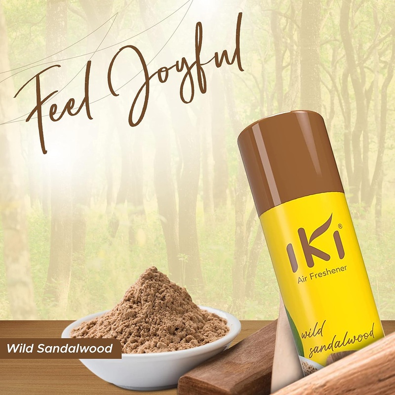 Am0264 IKI Air Freshener Sprays, Wild Sandalwood, Nature Inspired ,250ML-1 pc