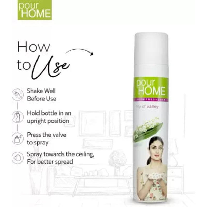 AM0283 POUR HOME Lilly of Valley Spray  (220 ml)