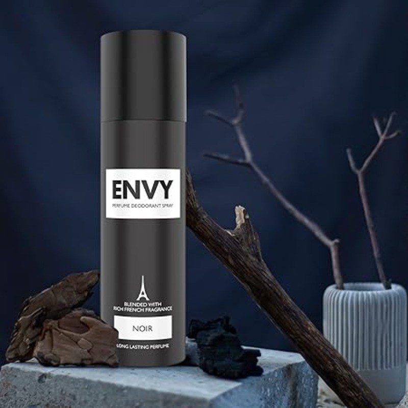AM0286 ENVY Noir No Gas Deodorant body spray long lasting perfume for Men