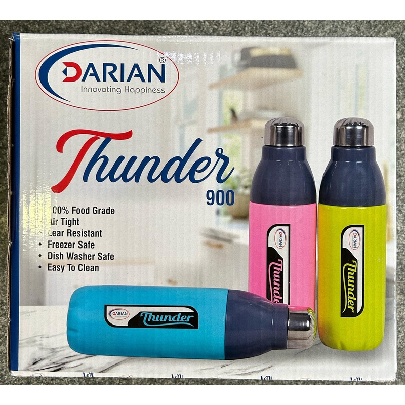 3248 Darian Thunder Water Bottle (Campash) 900ML Multicolour (1pc)
