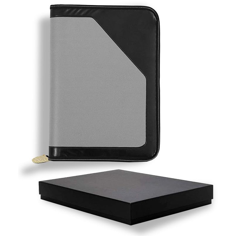 3745 20 pocket Documents Holder, Document Bag, Leatherette Professional File Folders for Certificates,  20 Leafs File