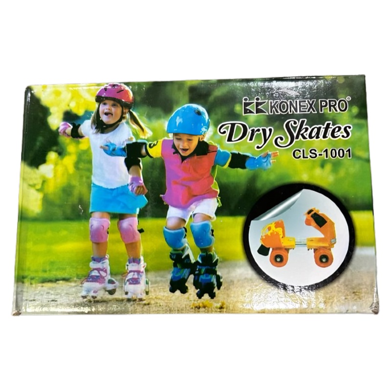 AM0294 Konex Dry Skates Wheel Roller Skates Shoes For Kids Age 6 To 14 Years Skating Shoes, Multicolour