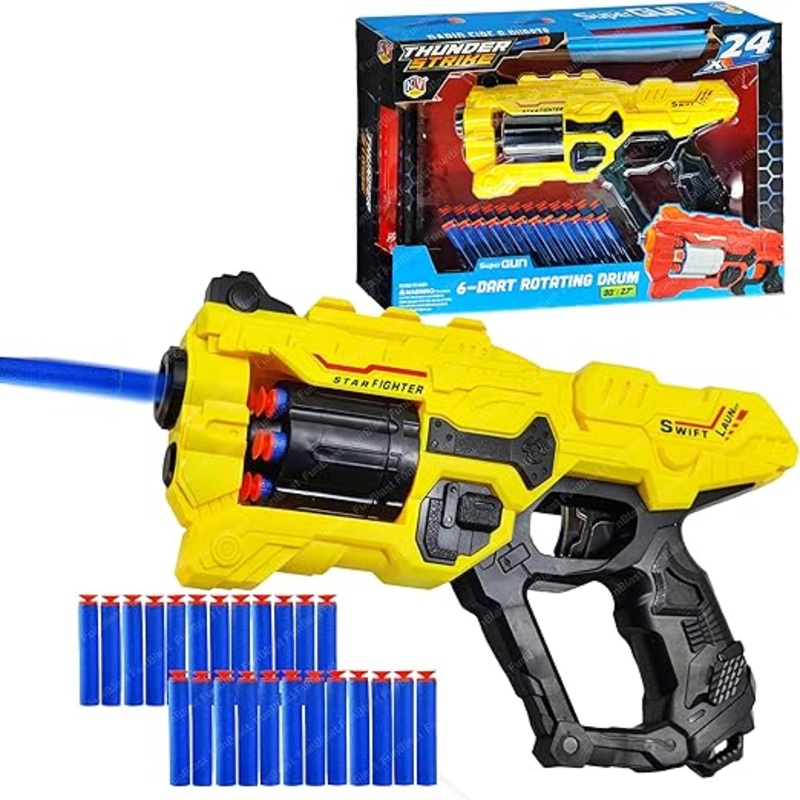 AM0299 Thunder Strike Gun Toy – High Speed  Soft Bullet Gun