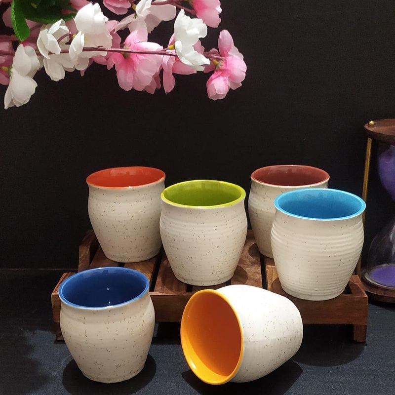 AM0343 Lotum Exclusive Kullad Handmade Tea Set of 6