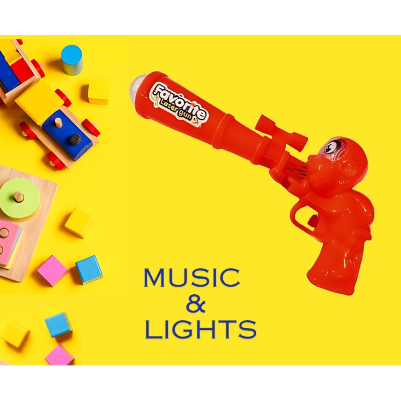 AM0345 Favorite Toy Gun with Sound & Light for Boys & Girls