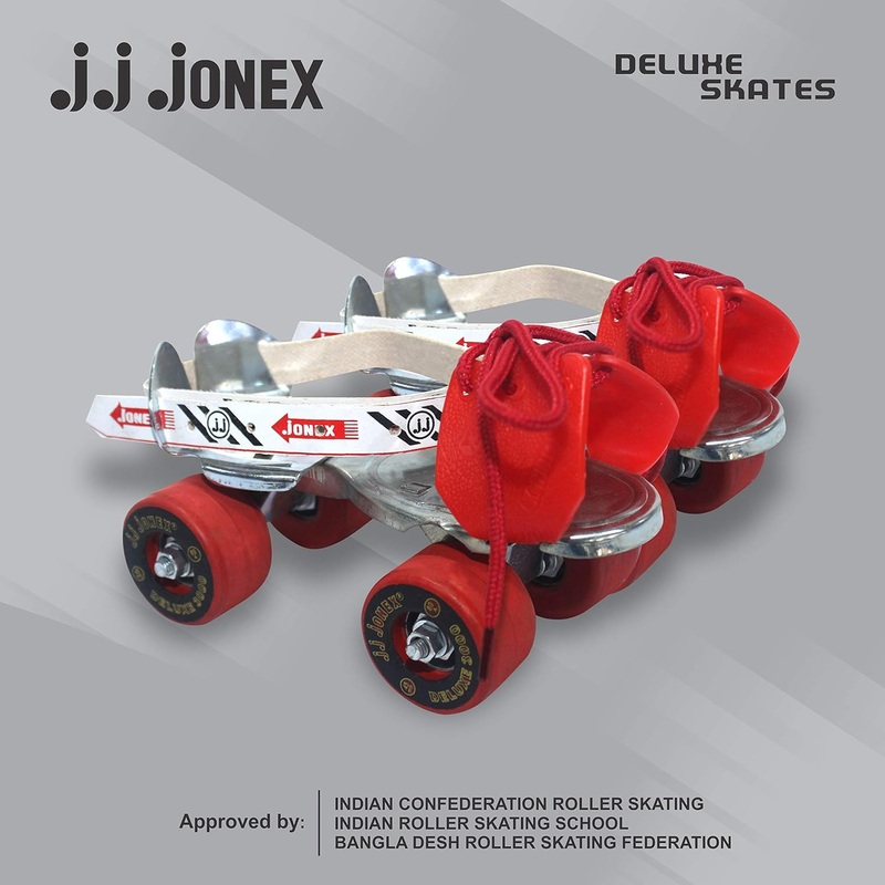 AM0407 Jonex Deluxe Shocker Red Adjustable Baby Roller Skates