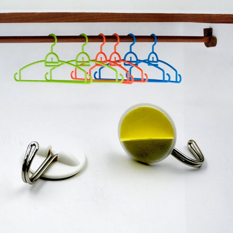 17559 Multipurpose Strong Hook Self-Adhesive Hooks For Wall Heavy Plastic Hook, Sticky Hook Household For Home, Decorative Hooks, Bathroom & All Type Wall Use Hook, Suitable For Bathroom, Kitchen, Office (5 Pcs Set)