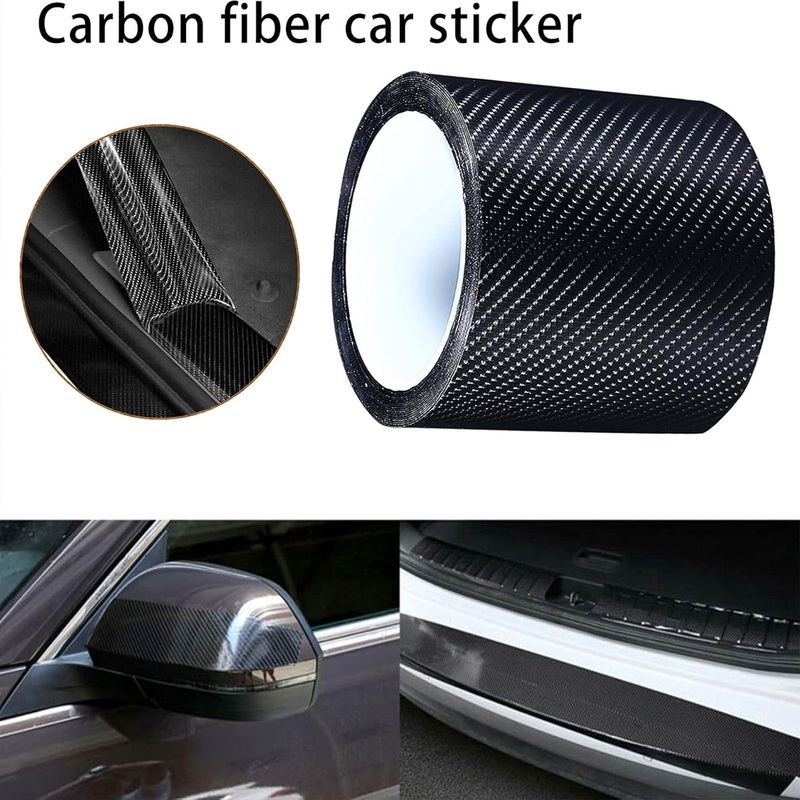 3103 Carbon Fiber Tape 5 Mtr for Interior High Gloss Anti Scratch Tape for Car Protection and Decoration