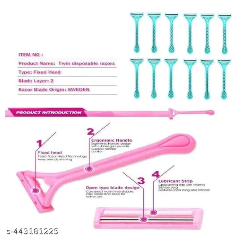 3361 Soft Care Razor for Men and Women with Moisturizing Strip (Pack Of 1Pcs)