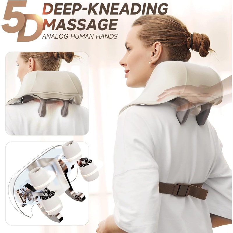 13809 Neck Massager for Pain Relief Deep Tissue