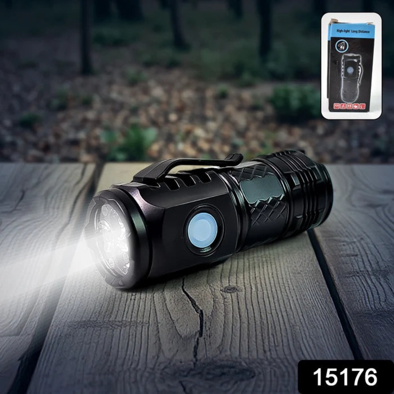 15176 Small LED Torch, 5 Lighting Modes (1 Pc)