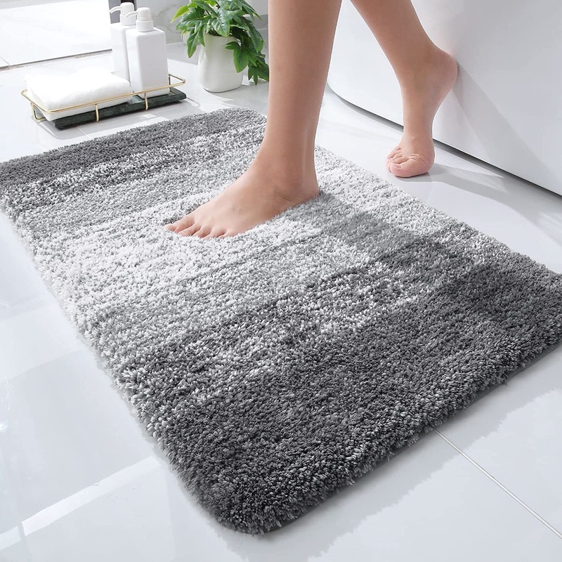3133 Microfiber Soft Mat Anti Slip, Water Absorbent, Door Mat/Bath Mat  (1Pcs)15.5×23.5cm