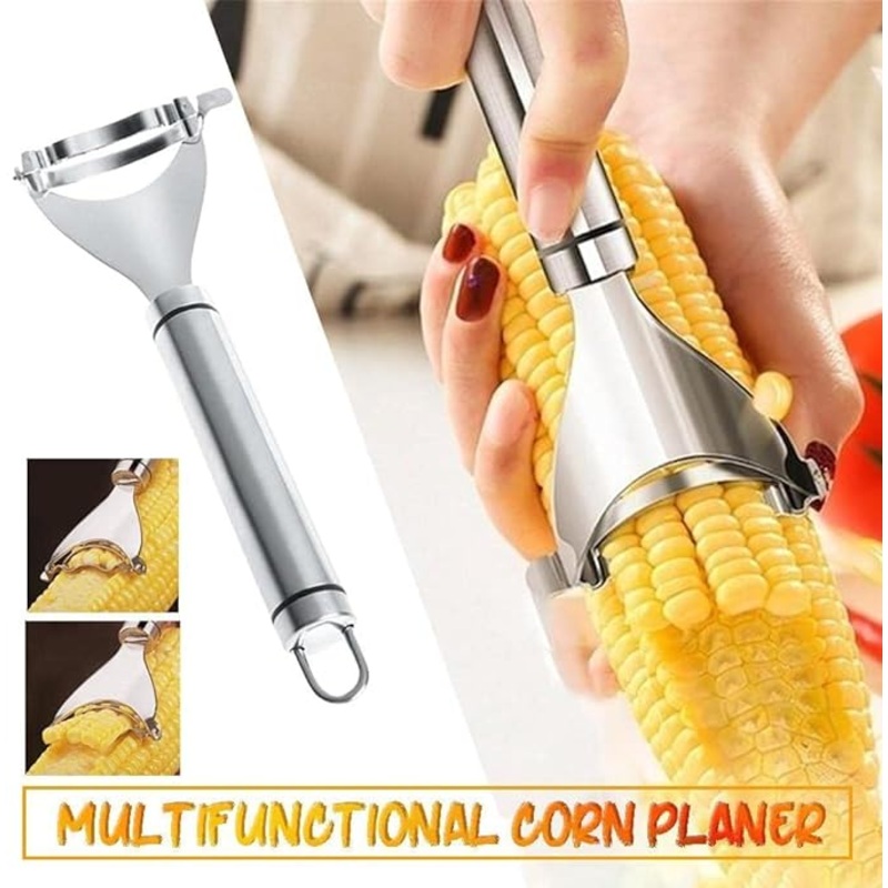 3134 Premium Corn Peeler, Stainless Steel Corn Cob Peeler