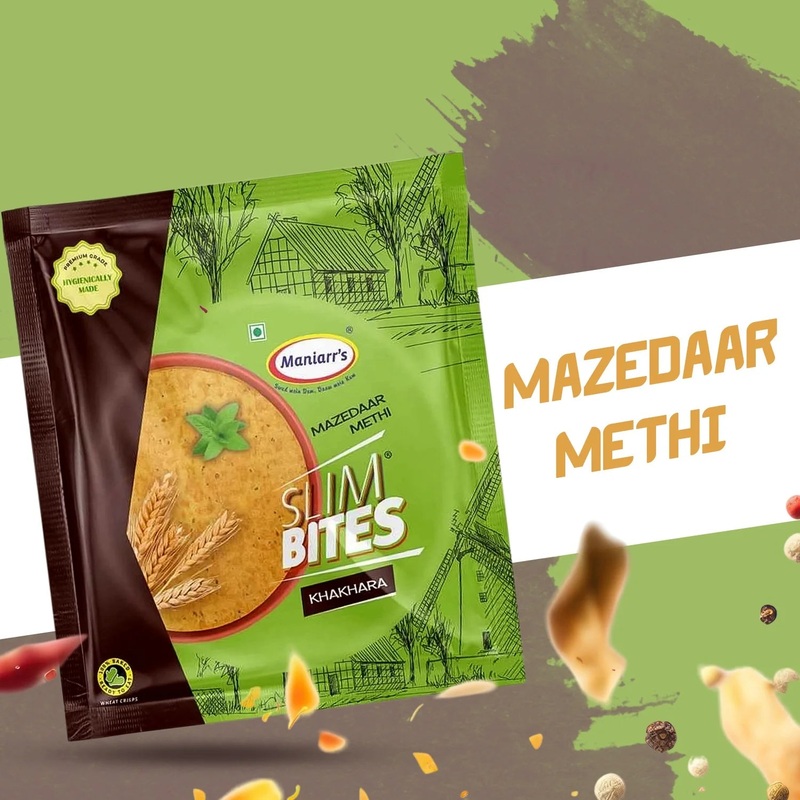 0037 Maniarr’s Methi Khakhra Wheat Chips (200 Gm)