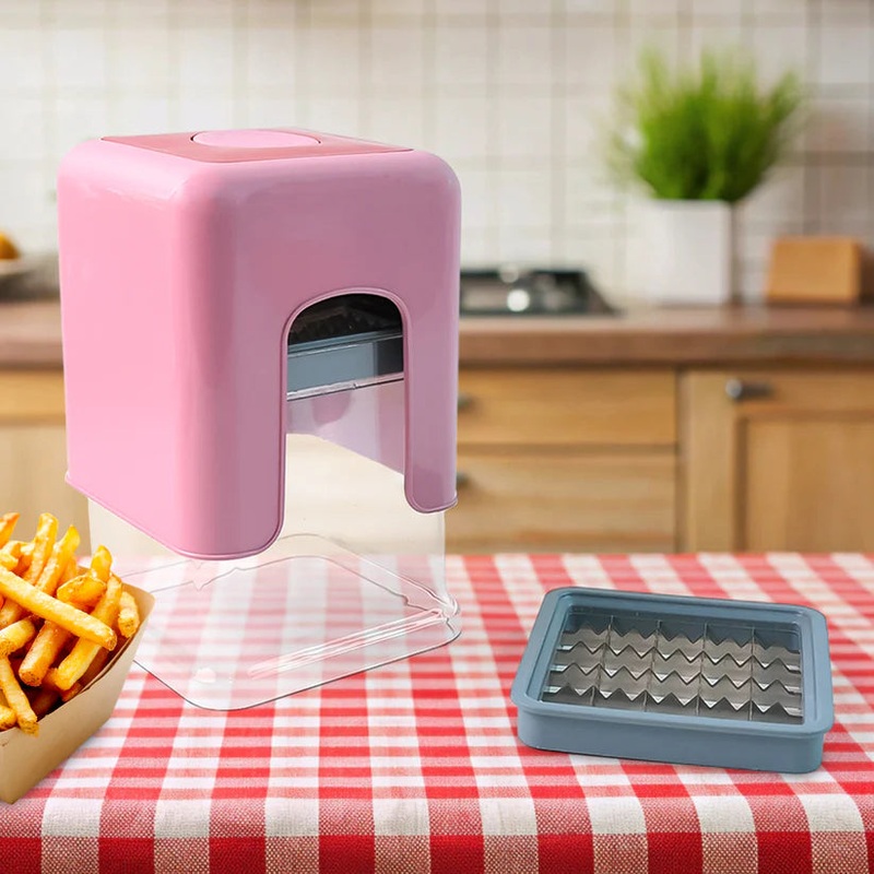 11454 Apex Heavy Duty Potato Chipser & Vegetable Chopper with Dual Blade Set