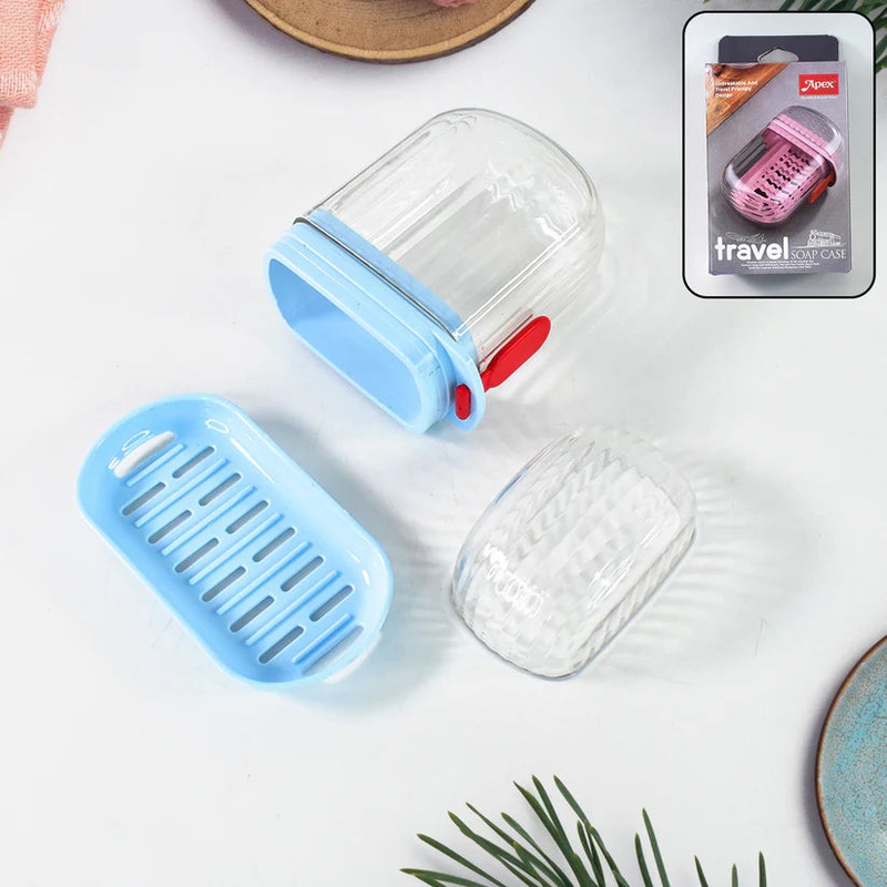 11676 Apex Unbreakable Travel Soap Case with Secure Lock (1 Pc)