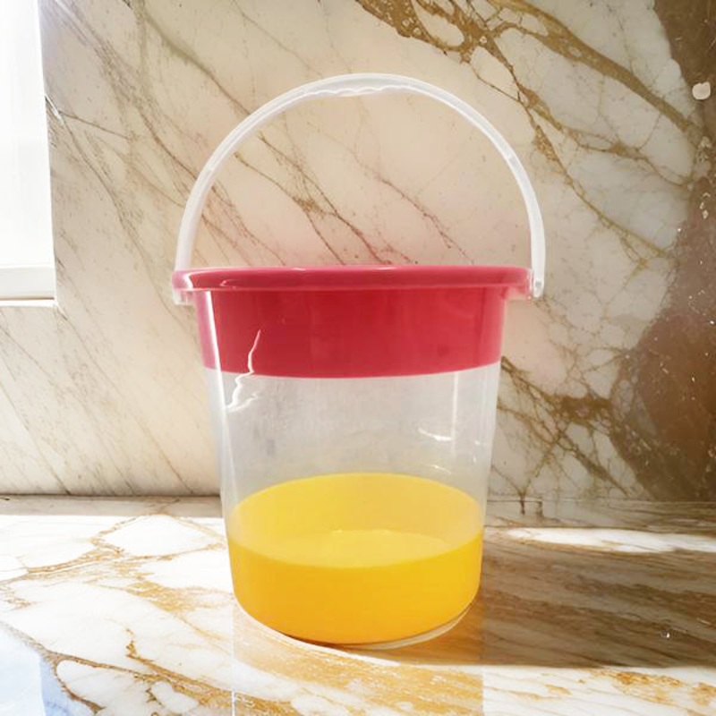 3430 DPI 3D transperent Bucket and Basin Type Bucket 16 LTR (pack of 1)