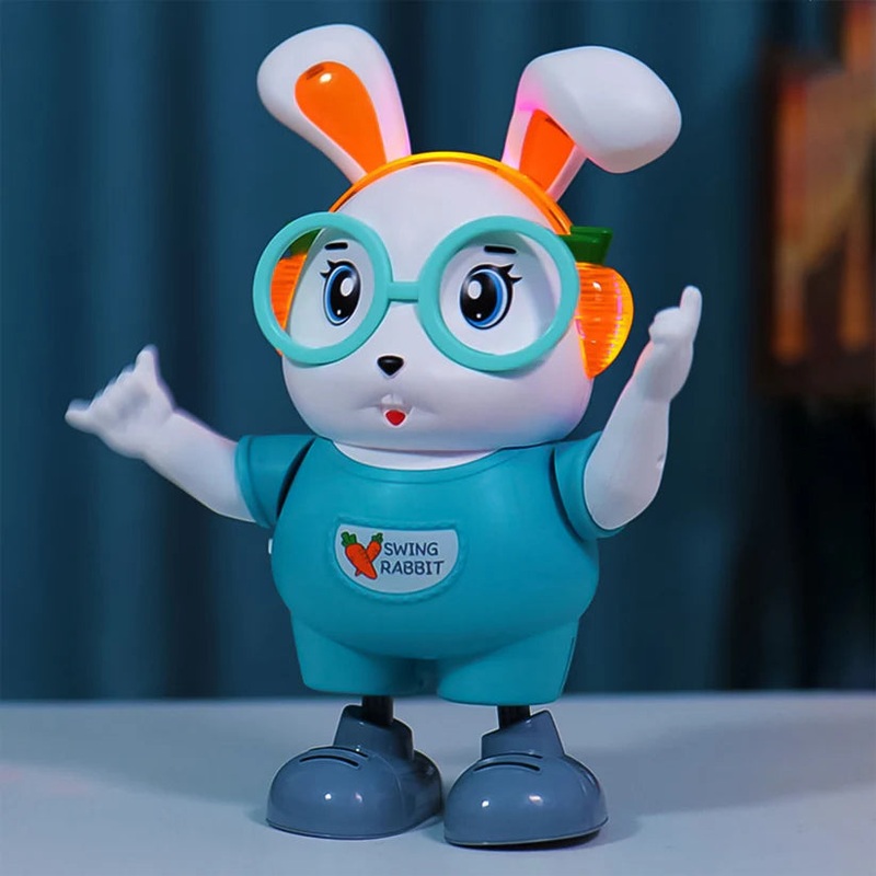 4379 Electroplay Swing Rabbit Musical Dancing Toy  Interactive Bunny with Lights, Sounds (1 Pc / Battery Not Included)