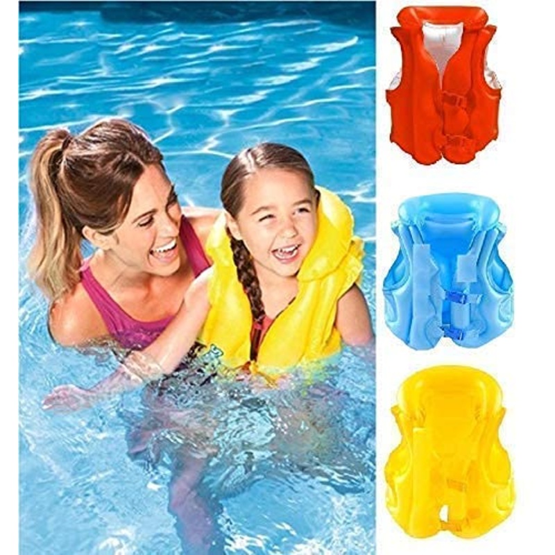 AM0384 Swimming Air Jacket for Kids 3 to 6 Years (Pack of 1) Multicolour