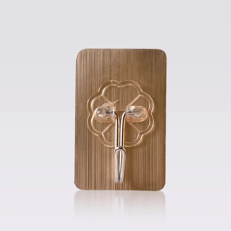 15255 Plastic Adhesive Sticky Waterproof and Oil Proof, Wall Hook (5.53.5 Cm)