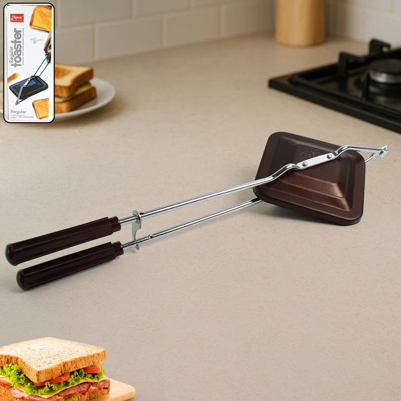 11681 Apex Regular Non-Stick Flame-Based Sandwich Toaster