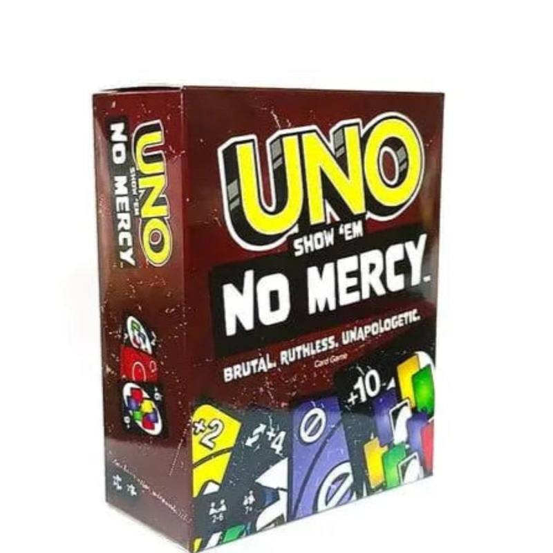 3116 UNO Show ‘Em No Mercy Card Game | Ruthless & Unapologetic Fun for Adults, Kids & Family Night – Ideal for Parties, Game Nights & Travel
