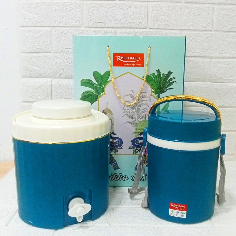 Di0259 Rishabh Seikko Set 2  Premium Insulated Water Jug & Lunch Pack Combo Set