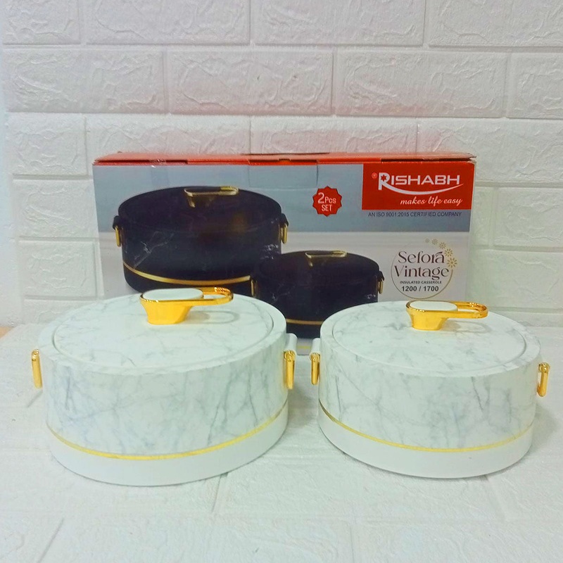 Di0262 Rishabh Sefora Vintage 2-Piece Insulated Casserole Set