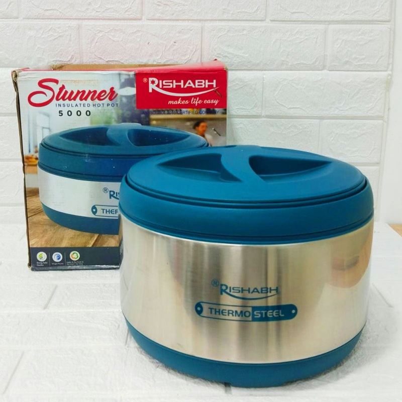 Di0264 Rishabh Stunner Insulated Hot Pot 5000 Steel Casserole