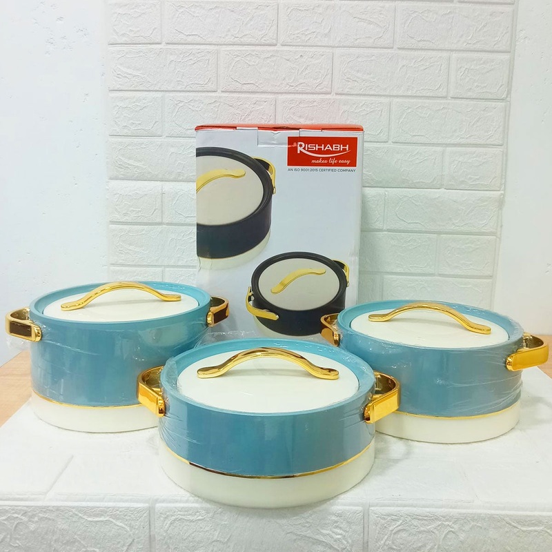 Di0268 Rishabh Premium Casserole Set  Insulated Hotpot (Set of 3)