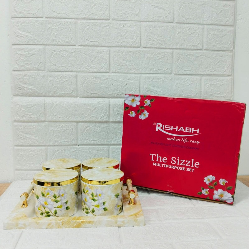 Di0276 Rishabh The Sizzle Multipurpose Set – Dry-fruit containers