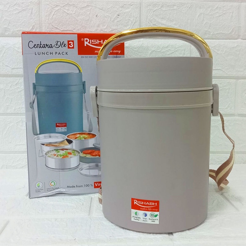 Di0282 Rishabh Centana DLX 3  Insulated Lunch Pack