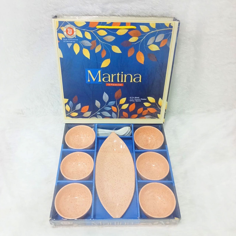Di0327 Martina 13-piece Melamine Set