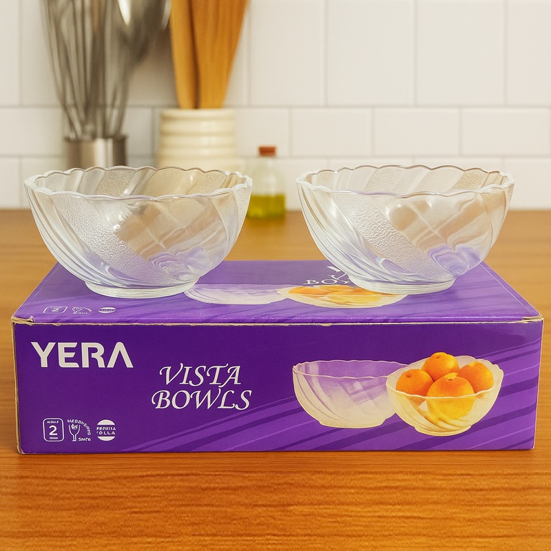 Di0358 YERA Vista Glass Bowls – 2 pcs
